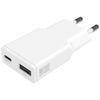 Ładowarka sieciowa 4smarts PDPlug Duos Slim 20W GaN USB-C, USB-A biały