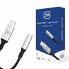 3MK Adapter USB-C - Jack 3,5 mm DACczarny/black