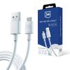 3MK Hyper Cable USB-A - Micro USB1.2m 5V 2,4A Biały/White Kabel