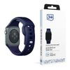 3MK Silicone Watch Strap granatowy/oceanblue dla Apple Watch 42/44/45/49mm
