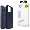 Etui 3MK Silicone Case do Apple iPhone   16 Pro granatowy