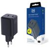 Ładowarka sieciowa 3MK Hyper Charger PD  45W GaN QC4+ PPS 2C Super-Fast Charge 2.0 czarny