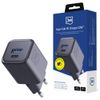 Ładowarka sieciowa 3MK Hyper Charger PD 33W GaN QC4+ PPS AFC FCP SCP USB-A + USB-C czarny