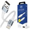 Kabel 3MK Hyper Cable N-SERIES USB-A do  Lightning 2m 5V/2.4A 12W biały