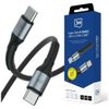 Kabel 3MK Hyper Cable N-SERIES USB-C do USB-C 3m PD 3.0 QC 3.0 20V/3A 60W czarny