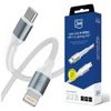 Kabel 3MK Hyper Cable N-SERIES USB-C do  Lightning 50cm PD 3.0 9V/3A 27W biały