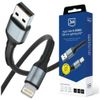 Kabel 3MK Hyper Cable N-SERIES USB-A do Lightning 2m QC 3.0 5V/2.4A 12W Czarny