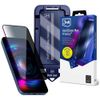 Szkło prywatyzujące 3MK HardGlass Max    Privacy z aplikatorem do Samsung Galaxy S24 Ultra czarny