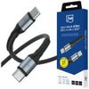 Kabel 3MK Hyper Cable N-SERIES USB-C do USB-C 1,5m 20V/5A 100W czarny