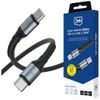 Kabel 3MK Hyper Cable N-SERIES USB-C do USB-C 3m 20V/5A 100W czarny