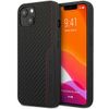 AMG AMHCP13MDEBK iPhone 13 / 14 / 156.1" czarny/black hardcase Leather&Carbon Red Stitching