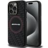 AMG AMHMP15L23SMRK iPhone 15 Pro 6.1"czarny/black hardcase Silicone Carbon Pattern MagSafe