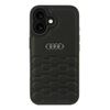 Audi Synthetic Leather iPhone 16 6.1" czarny/black hardcase AU-TPUPCIP16-GT/D2-BK