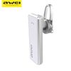 AWEI słuchawka Bluetooth mono A850BLbiały/white