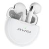 AWEI słuchawki Bluetooth 5.0 T17 TWS+ stacja dokująca biały/white