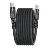 AWEI kabel CL-166T USB-C na USB-Cmagnetyczny czarny/black