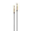 AWEI kabel AUX-001 jack 3,5 - jack 3,5złoty/gold