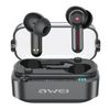 AWEI słuchawki Bluetooth 5.3 T58 ANC TWS + stacja dokująca czarny/black