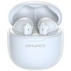 AWEI słuchawki Bluetooth 5.3 T68 ENCTWS + stacja dokująca biały /white
