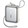 Powerbank Awei AS-181 10000mAh 35W USB-C + kable Lightning/USB-C srebrny