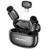 Bezprzewodowy Mikrofon Krawatowy AWEI MK5 Duo Ai-Voice czarny