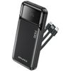 Powerbank Awei PA-91 10000mAh 22,5W PD 2xUSB-C + kabel czarny