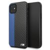 Etui BMW BMHCN61MCARBL iPhone 11 6,1"/ Xr czarny/black hardcase M Collection PU Carbon Blue Stripe