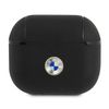 BMW BMA3SSLBK AirPods 3 coverczarny/black Geniune Leather Silver Logo