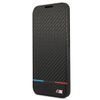 Etui BMW BMBKS22MPUCARTCBK S22+ S906czarny/black bookcase M Collection Triangles