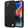 Etui BMW BMHCP14SSLLBK iPhone 14 / 15 /13 6.1" czarny/black Leather Stamp