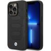 Etui BMW BMHMP14L22RPSK iPhone 14 Pro 6,1" czarny/black Leather Seats Pattern MagSafe