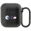 BMW BMA2WMPUCA2 AirPods 1/2 coverczarny/black Carbon Double Metal Logo