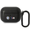 BMW BMAP22PVTK AirPods Pro coverczarny/black Leather Curved Line