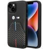 Etui BMW BMHCP14S22NSTB iPhone 14 / 15 /13 6.1" czarny/black Stamped Tricolor Stripe