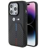 BMW BMHCP15X22NSTB iPhone 15 Pro Max6.7" czarny/black Stamped Tricolor Stripe