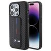 BMW BMHCP15XGSPCCK iPhone 15 Pro Max6.7" czarny/black hardcase Grip Stand Smooth & Carbon