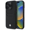 BMW BMHCP16X22RSEPK iPhone 16 Pro Max 6.9" czarny/black hardcase Sign Leather Cardslot