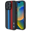 BMW BMHMP16L23PUPTK iPhone 16 Pro 6.3" czarny/black hardcase M Perf. Tricolor Printed Stripes MagSafe