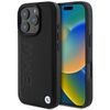 BMW BMHMP16XSLLBK iPhone 16 Pro Max 6.9"czarny/black hardcase Leather Hot Stamp MagSafe