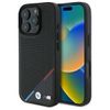 BMW BMHMP16X23PUPDK iPhone 16 Pro Max    6.9" czarny/black hardcase M Perforated Tricolor Line MagSafe