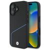 BMW BMHMP16S23RDCLK iPhone 16 6.1"       czarny/black hardcase Sign Leather Textured And Line MagSafe