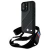 BMW BMHCP16S23PSCCK iPhone 16 6.1"       czarny/black hardcase M Edition Carbon Stripe & Strap