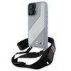 BMW BMHCP16S23PSCCG iPhone 16 6.1"       szary/grey hardcase M Edition Carbon Stripe & Strap