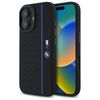 BMW BMHMP16S23SHEB iPhone 16 6.1"        czarny/black hardcase Silicone Hexagon Blue Line MagSafe