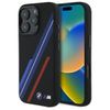 BMW BMHMP16L23SSPK iPhone 16 Pro 6.3"    czarny/black hardcase Silicone Random Lines MagSafe