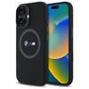 BMW BMHMP16S23SROK iPhone 16 6.1"        czarny/black hardcase M Silicone Printed Ring MagSafe