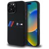 BMW BMHMP16X23SAXK iPhone 16 Pro Max     6.9" czarny/black hardcase Silicone Middle Stripe MagSafe