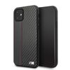 Etui hardcase BMW BMHCN61MCARBK iPhone11 6,1" / Xr czarny/black PU Carbon