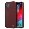 Etui BMW BMHCP12MSLBLRE iPhone 12/12 Pro6,1" czerwony/red hardcase Silicone Signature Logo