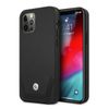 Etui BMW BMHCP12LRSWPK iPhone 12 Pro Max6,7" czarny/black hardcase Leather Perforate